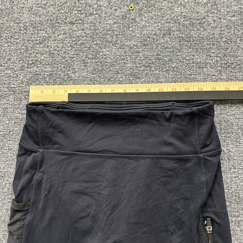 Fabletics Leggings Womens Size S Black Motion365 Athletic Zipper Pocket Yoga - Picture 2 of 8